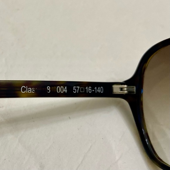 Saint Laurent, Italy Brown Tortoise Sunglasses 57#16 140 - Picture 9 of 14